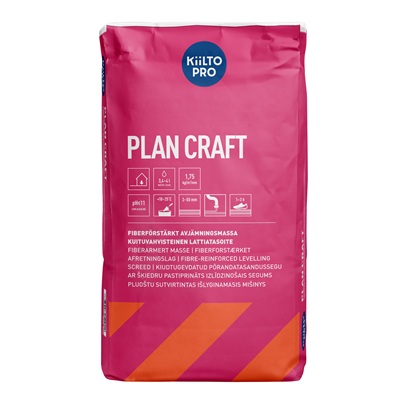 KIILTO PRO PLAN CRAFT (ROTAVJÄMNING K) 20KG KIUDTUGEVDATUD, KIIRKIVISTUV TASANDUSSEGU 3-30MM