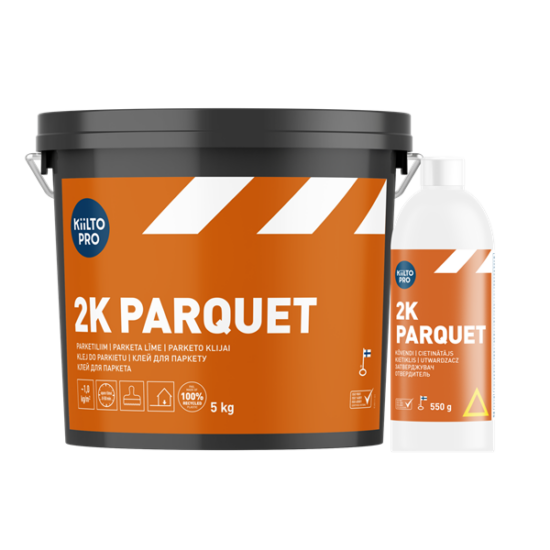 KIILTO 2K PARQUET KAKSIKOMPONENTTINEN PARKETTILIIMA 5KG+700G