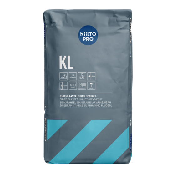 KIILTO KL KUITULAASTI 3–15(30)MM 20KG