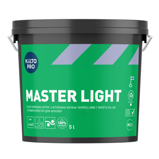 KIILTO MASTER LIGHT KÄYTTÖVALMIS TAPETTILIISTERI 5L