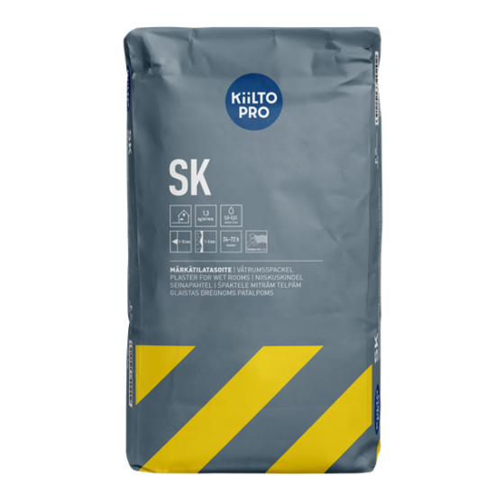KIILTO SK MÄRKÄTILATASOITE 1-3MM 20KG